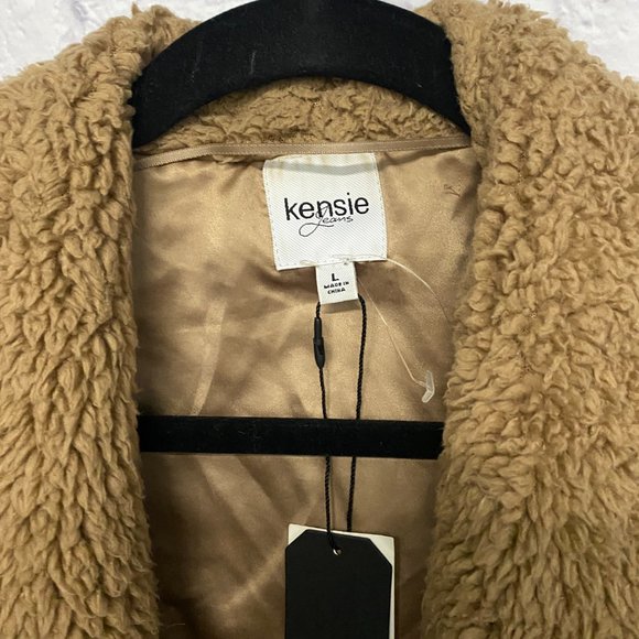 Kensie Jeans Teddy Vest - NWT - Picture 2 of 3